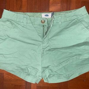 Green shorts